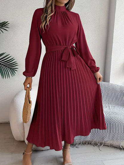 Flared Waist MIDI Dress for Ladies