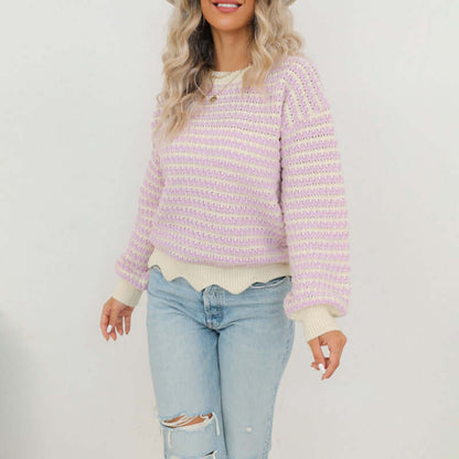Ladies' Classic Patterned Sweater