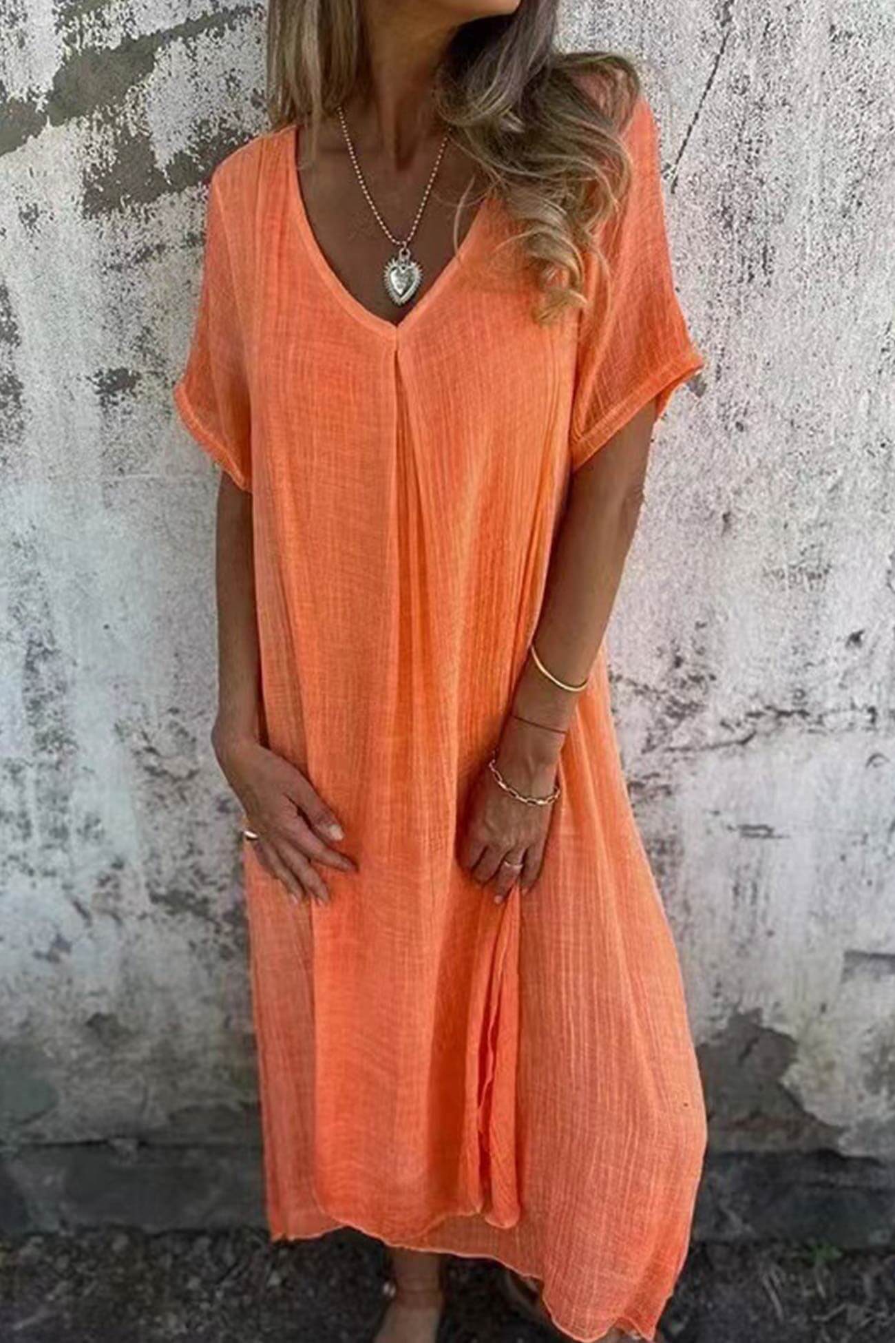 Breathable Summer Midi Dress