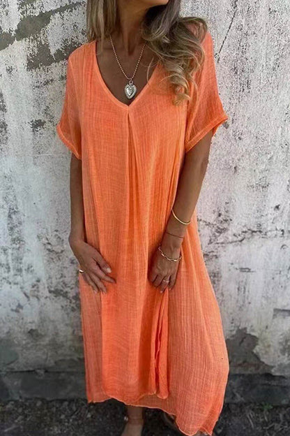 Breathable Summer Midi Dress