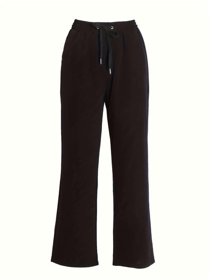 Comfortable Loose Fit Women's Trousers with Pockets