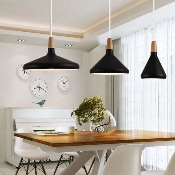 Sleek Metal Hanging Light