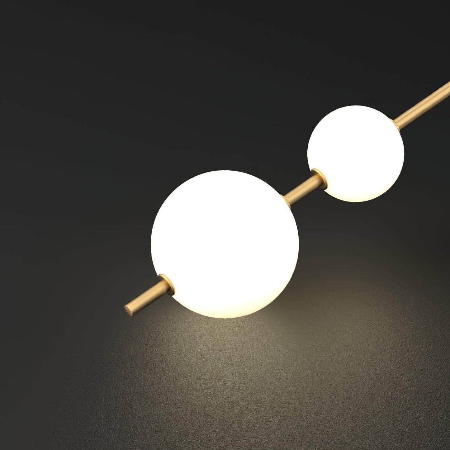 Sleek Round Glass Wall Light