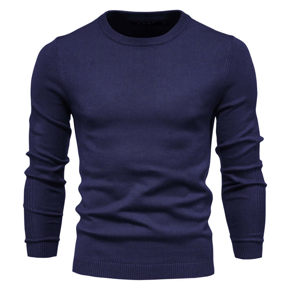 Cozy Men's Winter Sweater - Soft Crew Neck Pullover