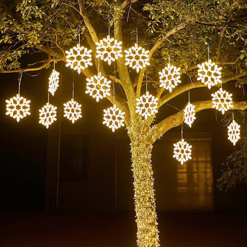 Large Outdoor Christmas LED Snowfall String Light - Luxivelle