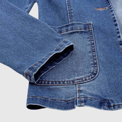 Relaxed Fit Casual Women's Denim Jacket