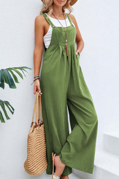 Comfortable V Neck Halter Jumpsuit for Women