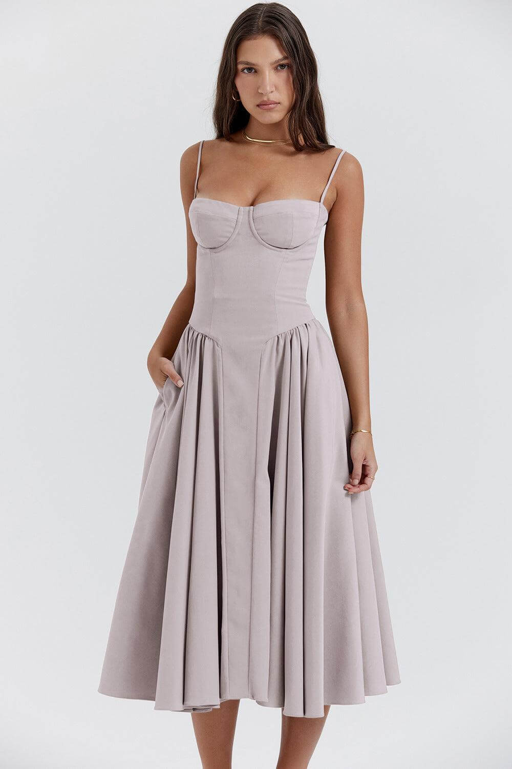 Classic Ladies Knee Length Dress