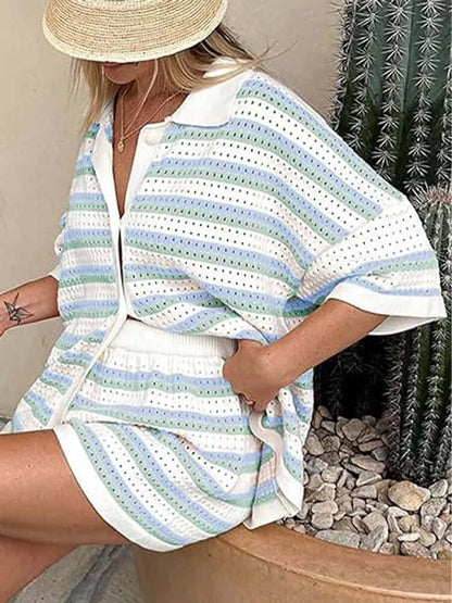 Lightweight Women's Cotton Top Set - Luxivelle