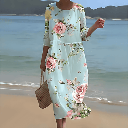 Ladies Elegant Casual Knee Length Dress