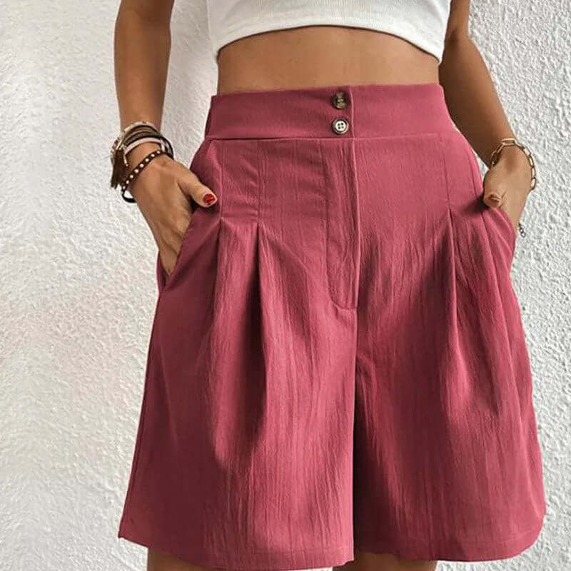 Ladies' Comfort Fit Flared Shorts