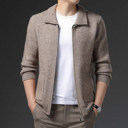 Men's Classic Zip Up Sweater