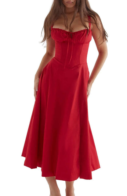 Fashionable Graphic Corset Dress