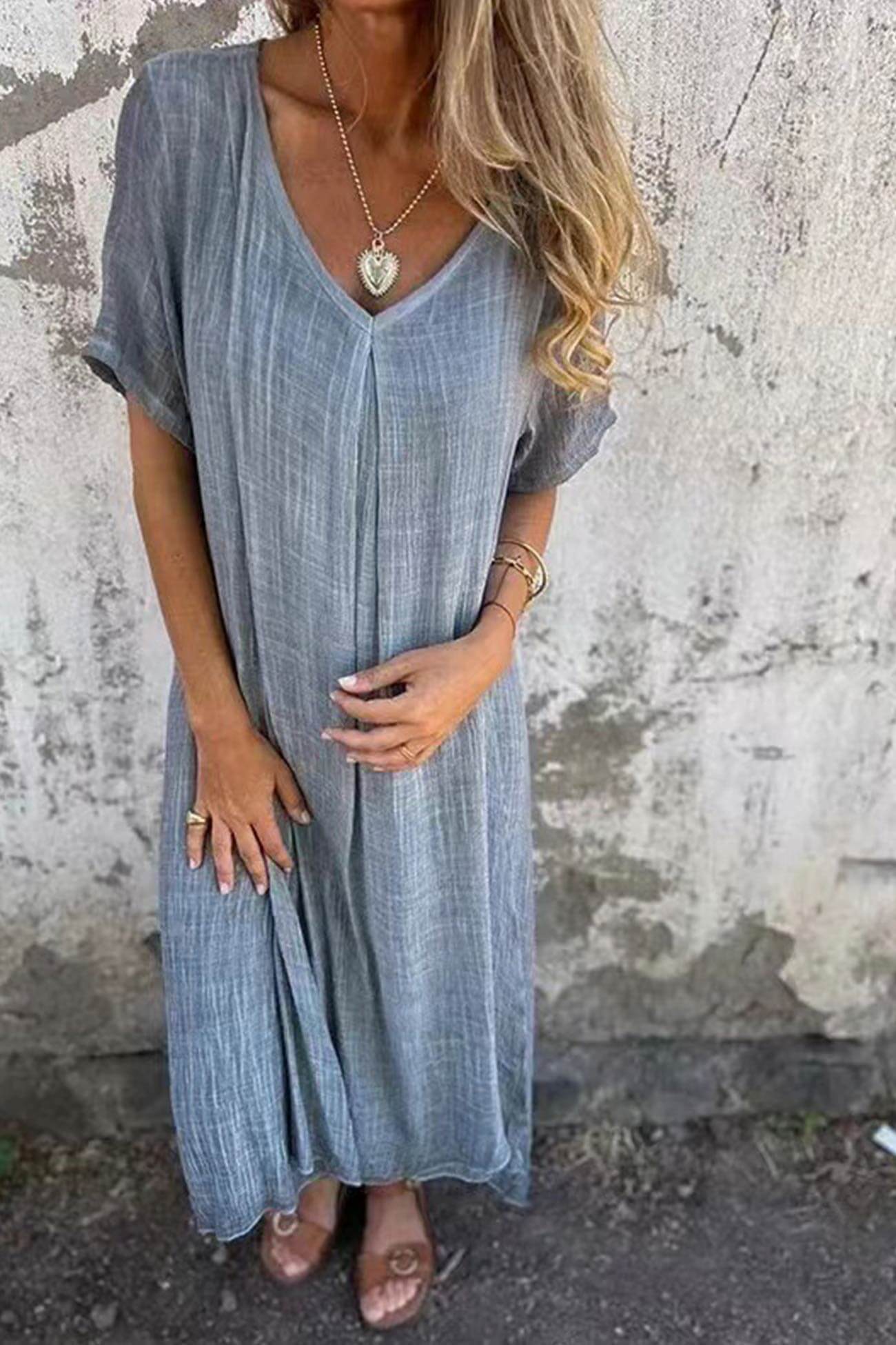 Breathable Summer Midi Dress