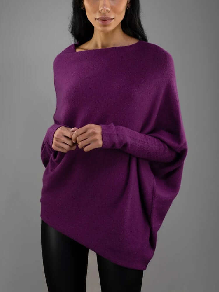 Relaxed Fit Soft Knit Sweater