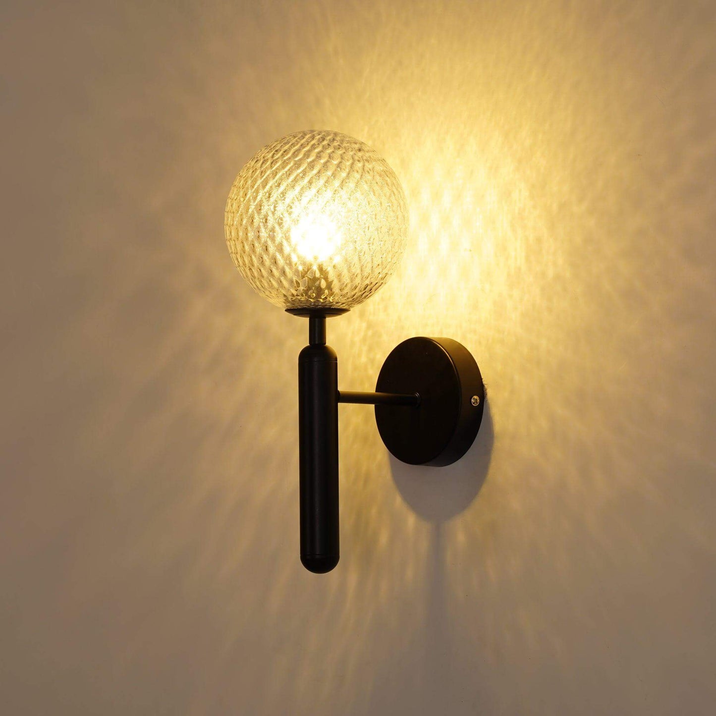 Stylish Glass Wall Light Fixture