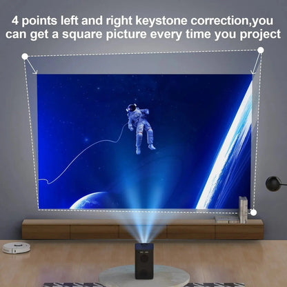 Ultra HD Wireless Android Home Theater Projector - Luxivelle