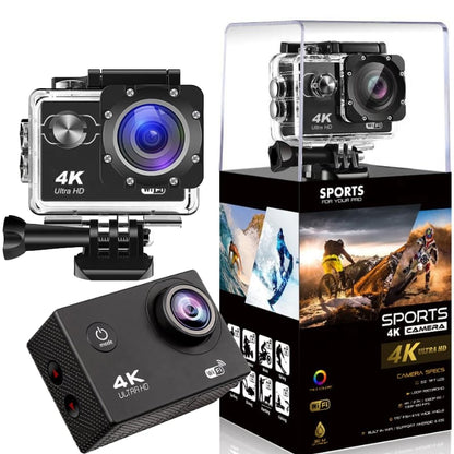 High Definition Waterproof Action Cam 12MP WiFi - Luxivelle