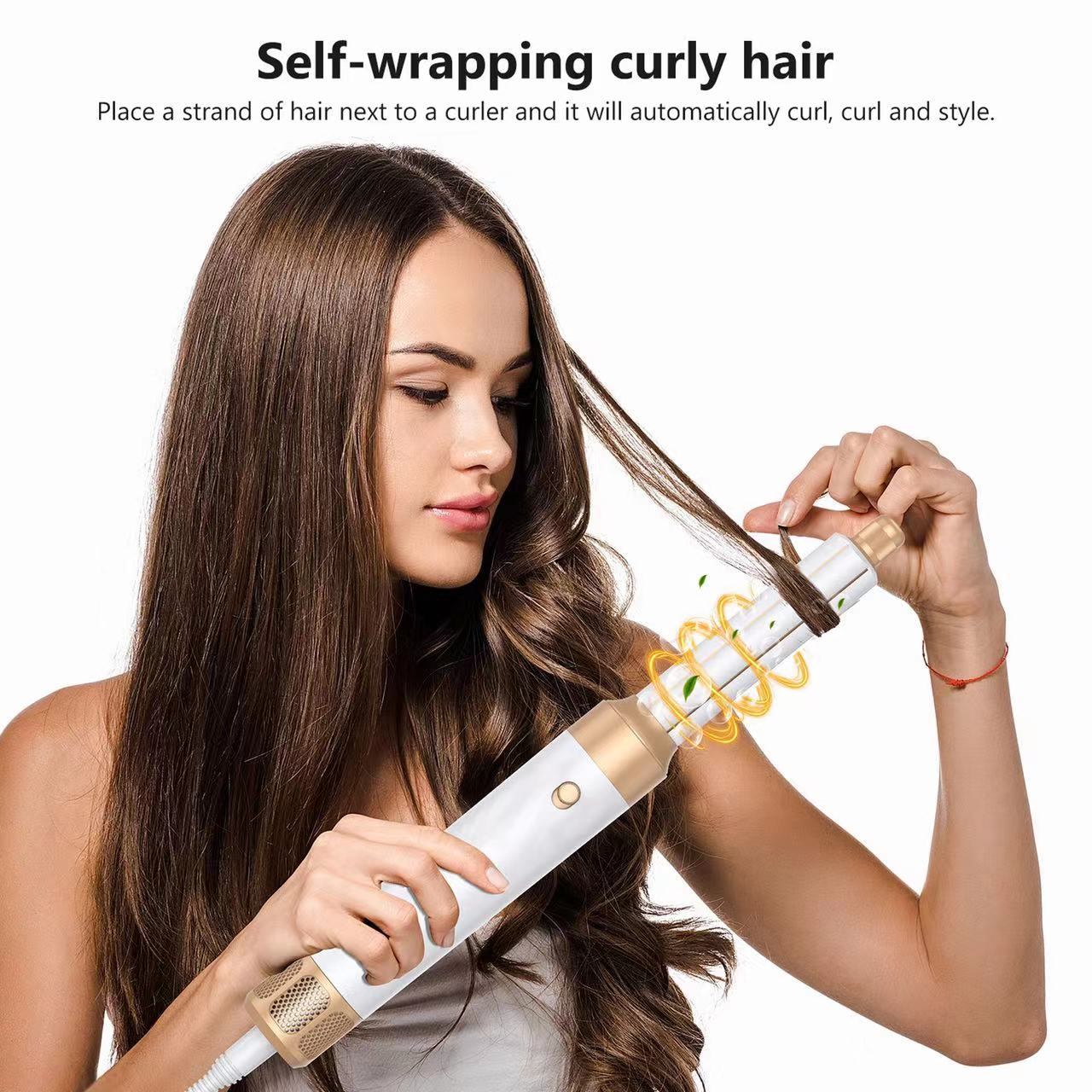 All in One Hair Curler and Straightener Set