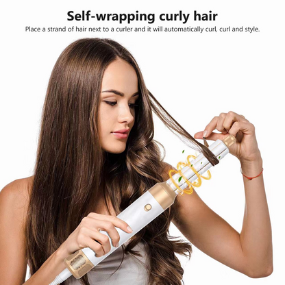 All in One Hair Curler and Straightener Set