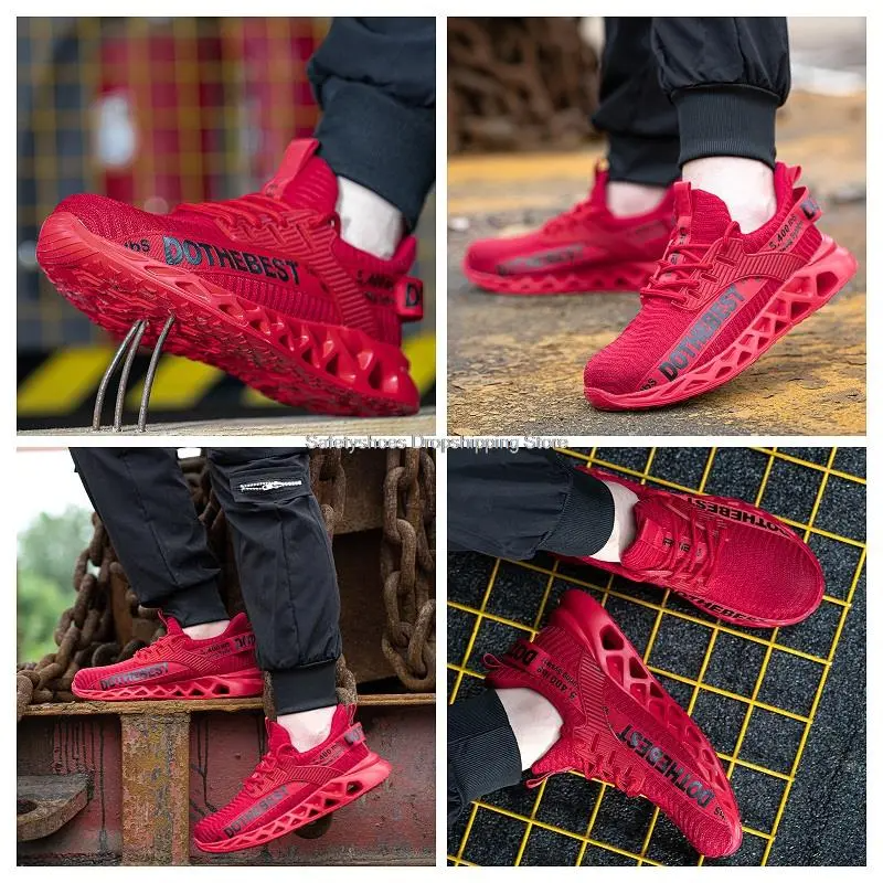 Lightweight Ventilated Safety Work Shoes