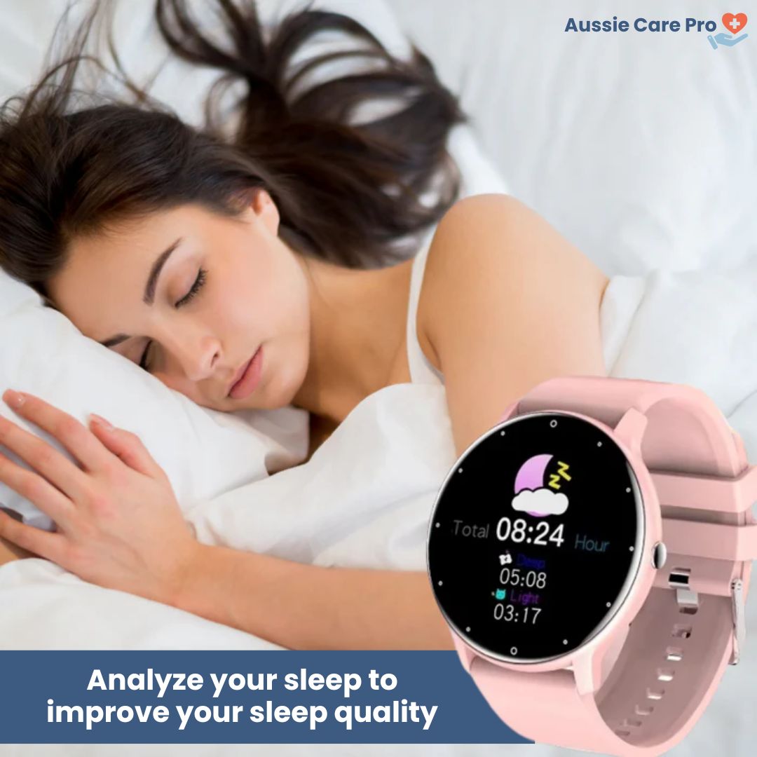 Advanced Fitness Tracker Watch with Blood Pressure Monitor