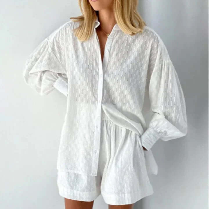 Summer Linen Pantsuit for Women - Luxivelle