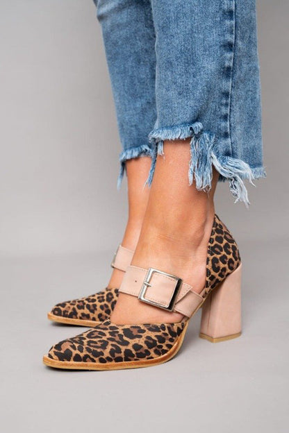 Wild Leopard Soft Ankle Sandals