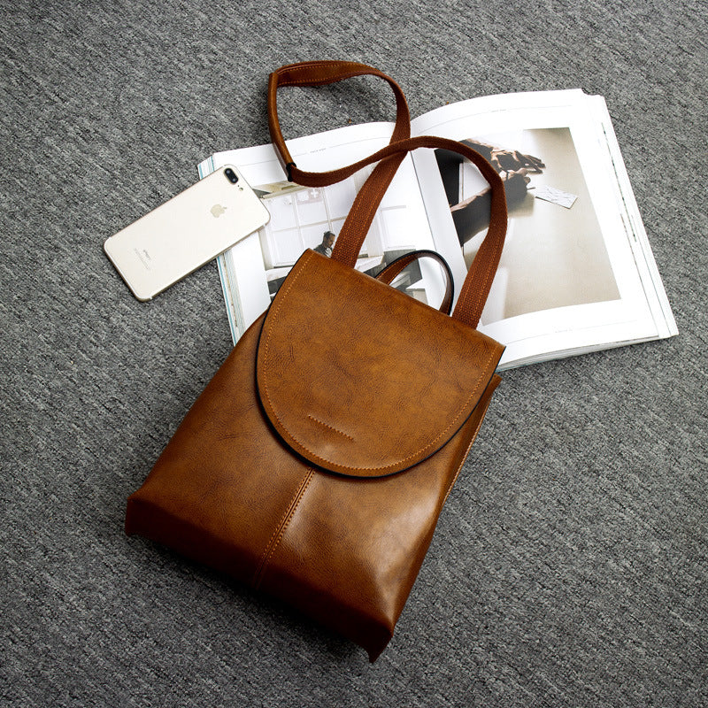 Fashionable Ladies Leather Backpack