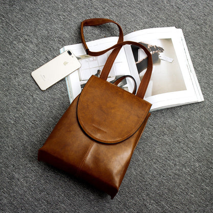 Fashionable Ladies Leather Backpack