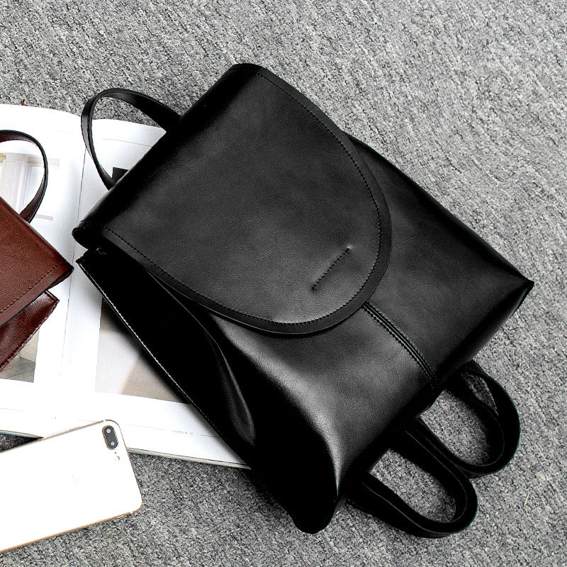 Fashionable Ladies Leather Backpack