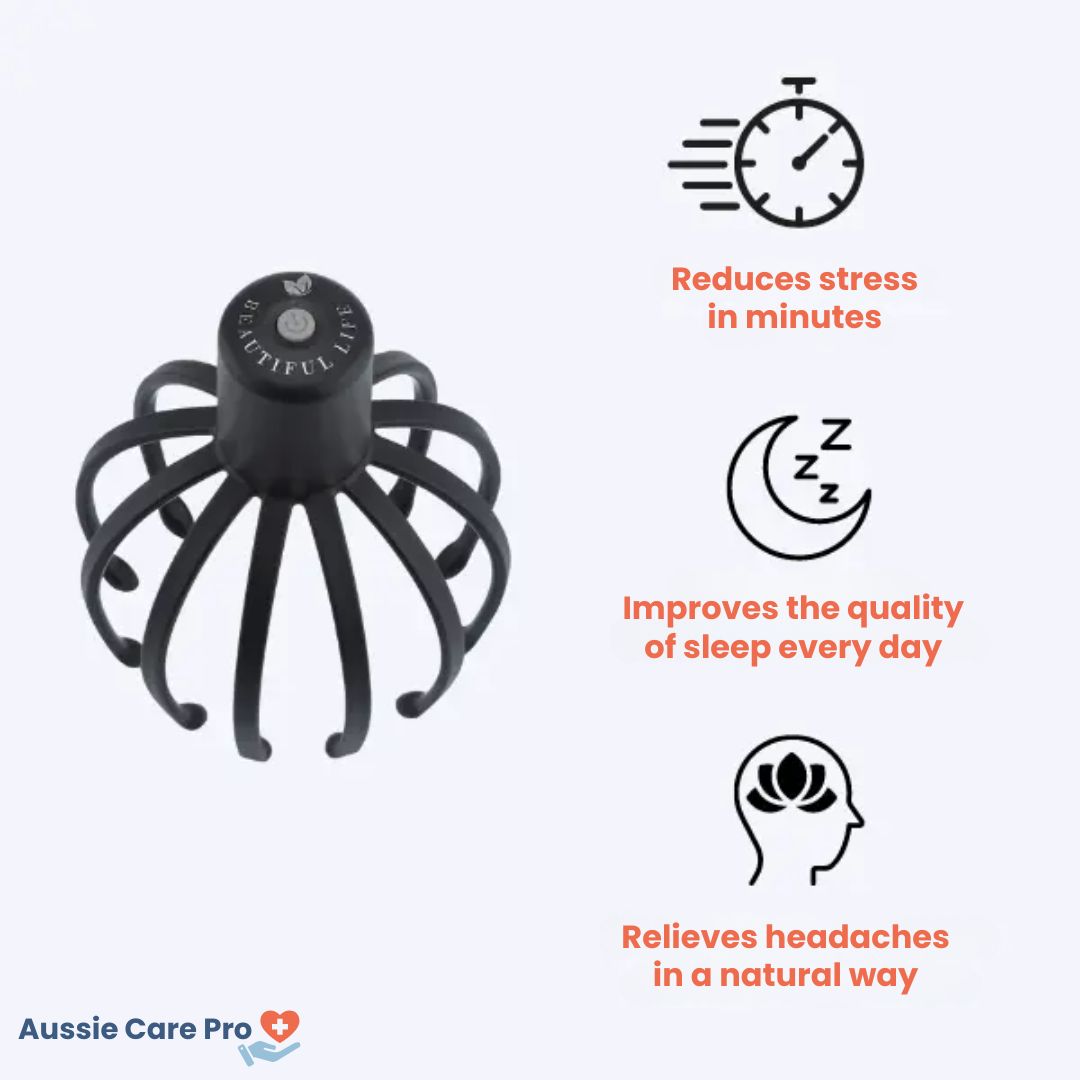 Relaxing Electric Head Massager for Stress Relief