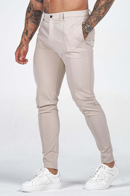 Men's Tailored Fit Trousers - Comfortable & Stylish - Luxivelle