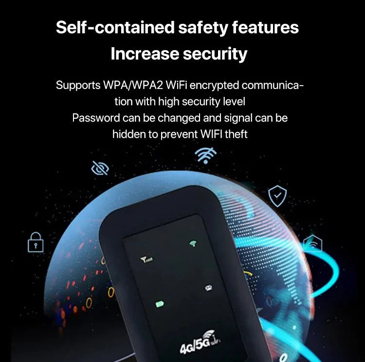 Compact 4G LTE Mobile WiFi Hotspot Device