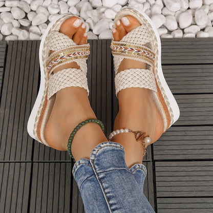 Trendy Braided Flat Sandals
