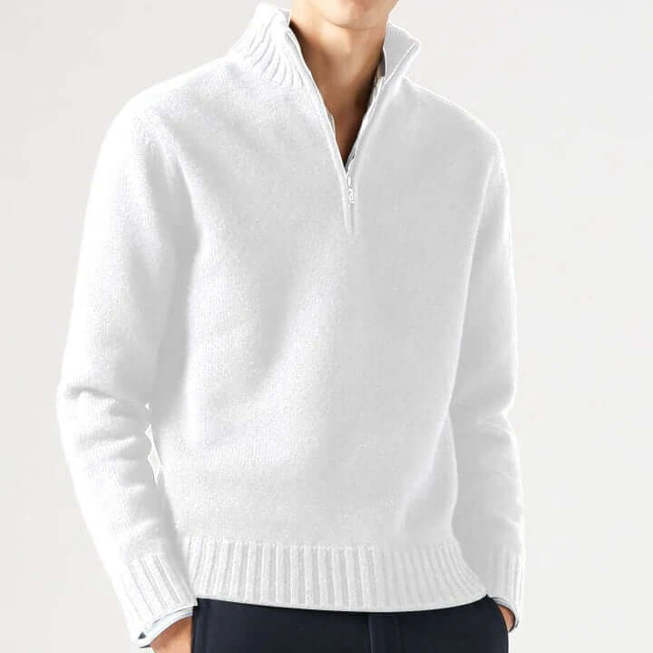 Luxury Soft Zip Up Sweater - Luxivelle