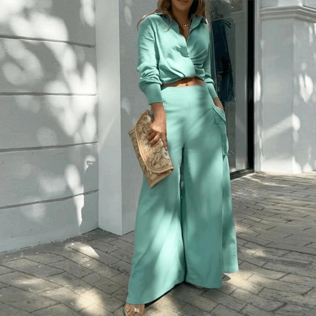 Ladies' Short Tank & Loose Fit Pants