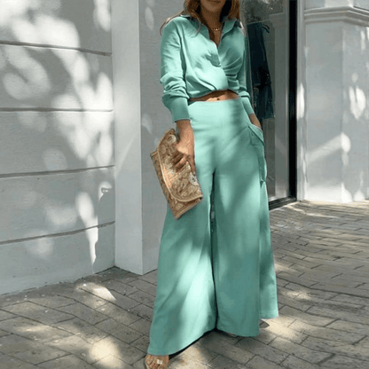 Ladies' Short Tank & Loose Fit Pants
