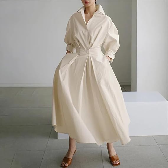 Natasha | Elegant Sleeved Midi Dress