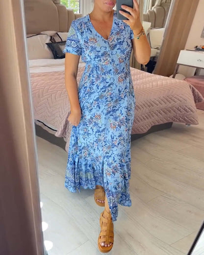Women's Pretty Floral Long Dress