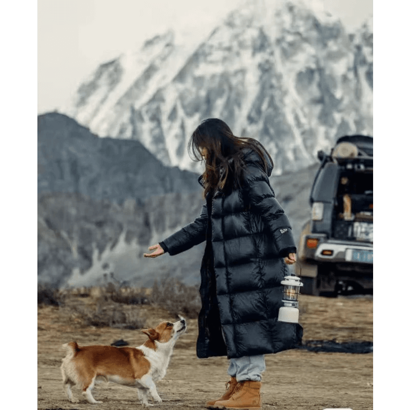 Warm Women's Down Parka Coat