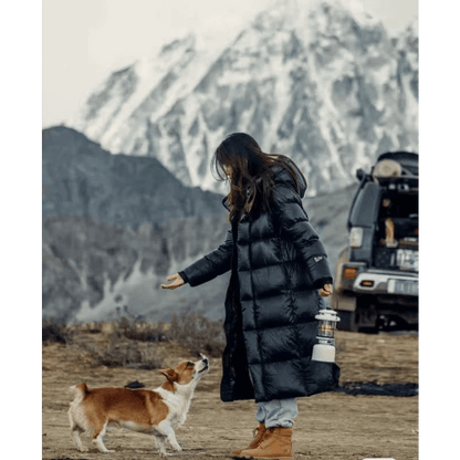 Warm Women's Down Parka Coat