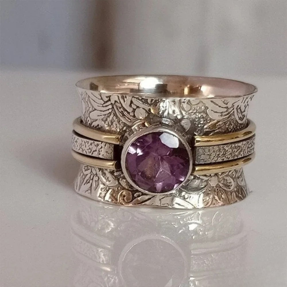 Sparkling Crystal Healing Ring