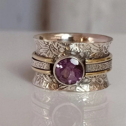Sparkling Crystal Healing Ring