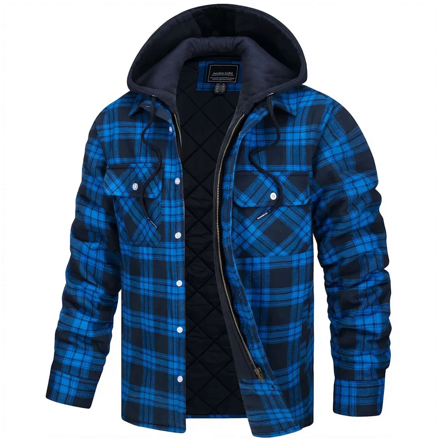 Classic Plaid Men's Winter Jacket