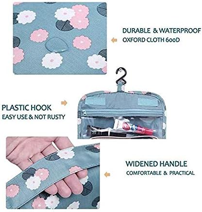 Compact Travel Toiletry Bag with Water-Resistant Design