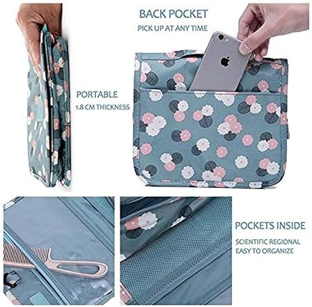 Compact Travel Toiletry Bag with Water-Resistant Design