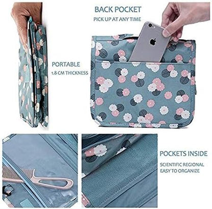 Compact Travel Toiletry Bag with Water-Resistant Design