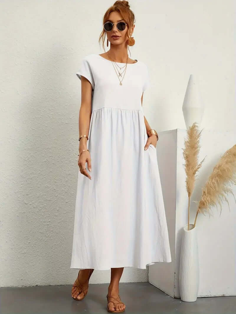 Women's Sunny Strapless Dress with Purse