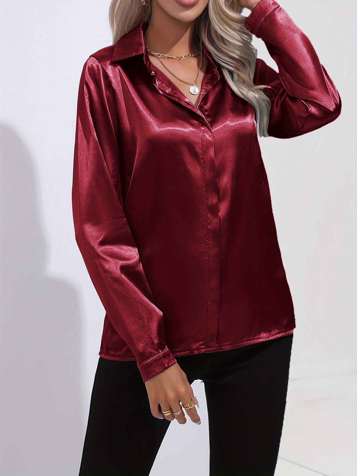 Ladies Classic Point Collar Shirt